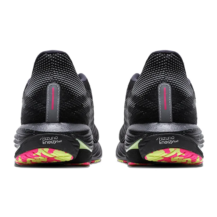 Mizuno Wave Rider 28 'Black Sunny Lime' J1GC246301 sold by KicksCrew product image thumbnail 5