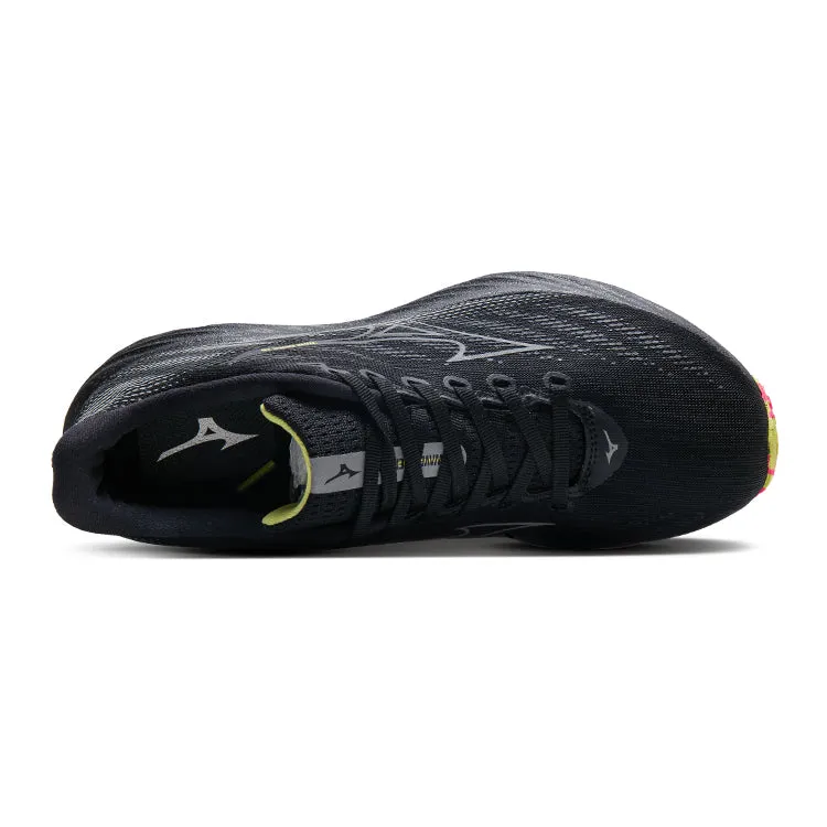 Mizuno Wave Rider 28 'Black Sunny Lime' J1GC246301 sold by KicksCrew product image thumbnail 4