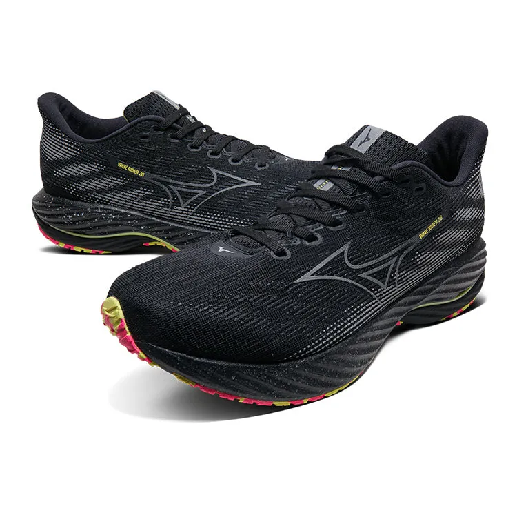 Mizuno Wave Rider 28 'Black Sunny Lime' J1GC246301 sold by KicksCrew product image thumbnail 3