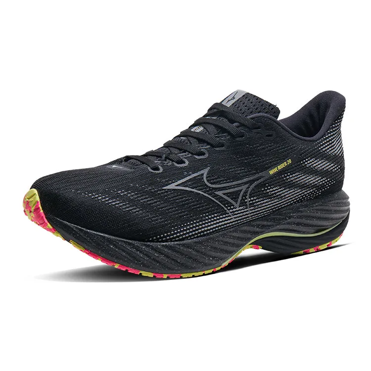 Mizuno Wave Rider 28 'Black Sunny Lime' J1GC246301 sold by KicksCrew product image thumbnail 2