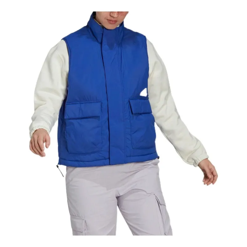(WMNS) adidas Puffer Vest 'Blue' HM2903 sold by KicksCrew