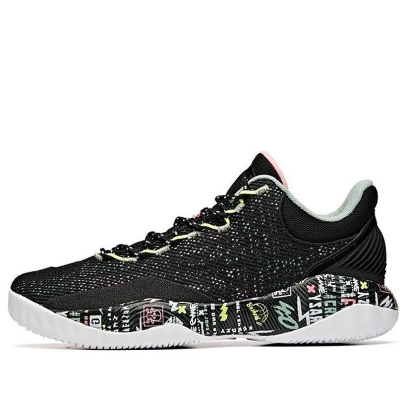 ANTA A-Shock Basketball Shoes 'Black Colorful Mesh' 112031605-1 sold by KicksCrew