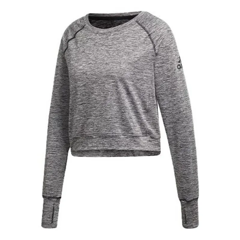 (WMNS) adidas Stella McCartney Open Back Cover T-Shirt 'Grey' DU3411 sold by KicksCrew