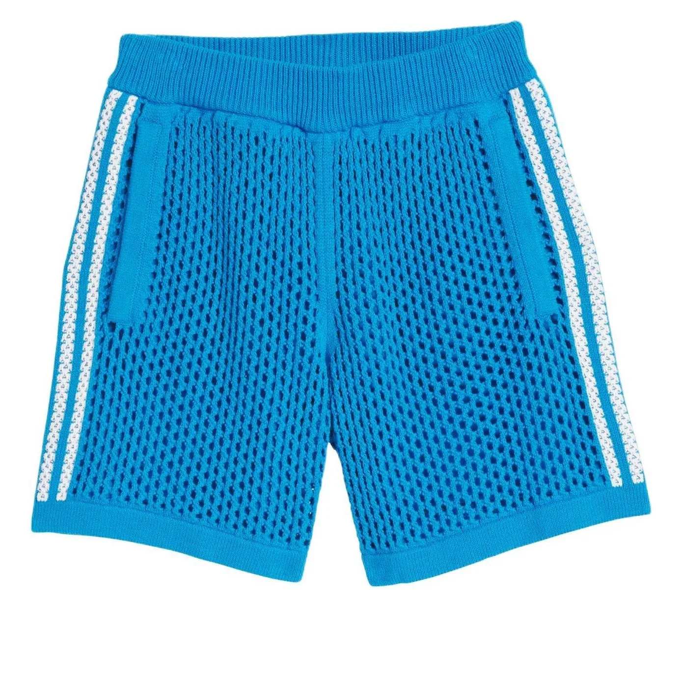 adidas x CLOT FW24 Crochet Shorts Asia Sizing 'Bright Blue' JF4272 sold by KicksCrew