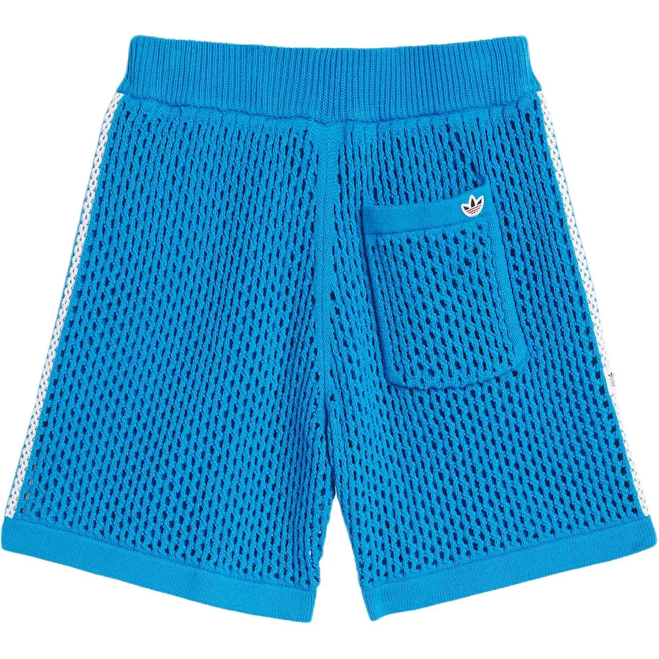 adidas x CLOT FW24 Crochet Shorts Asia Sizing 'Bright Blue' JF4272 sold by KicksCrew product image thumbnail 2
