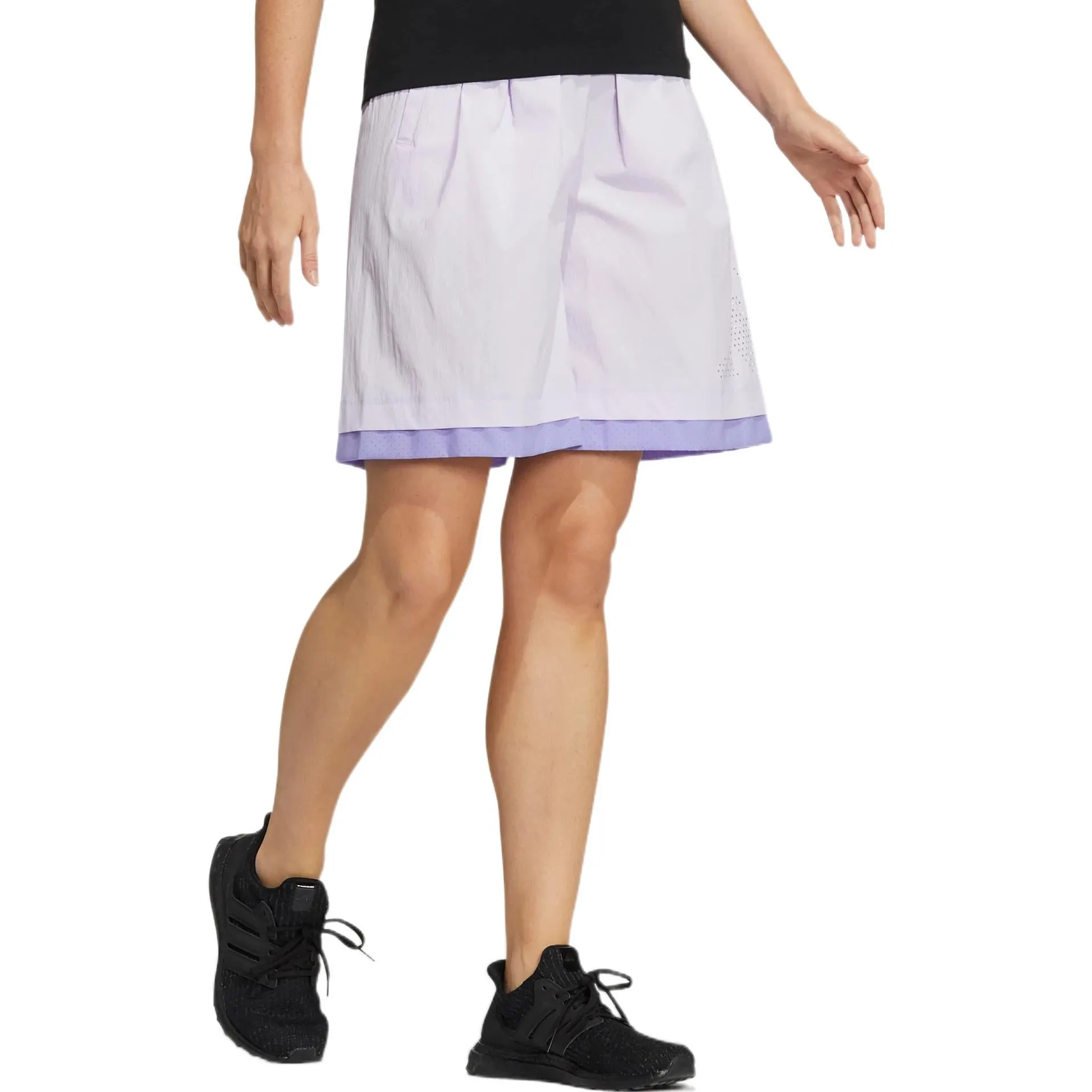 (WMNS) adidas UST EXC Shorts 'Purple' HE9956 sold by KicksCrew product image thumbnail 4