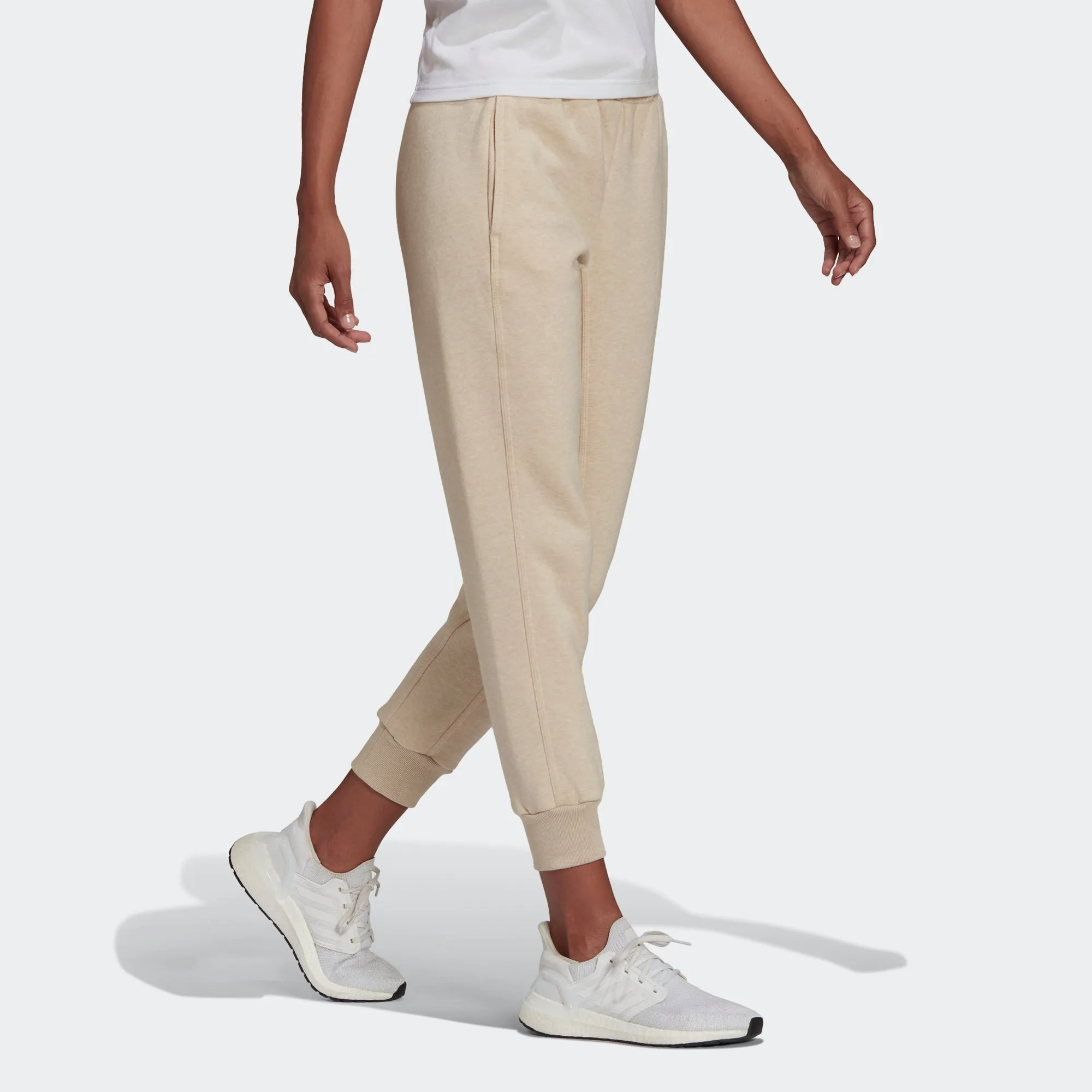 (WMNS) adidas Studio Lounge Sweatpants 'Beige' HE3097 sold by KicksCrew product image thumbnail 4
