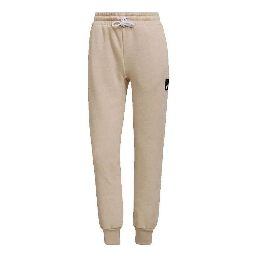 (WMNS) adidas Studio Lounge Sweatpants 'Beige' HE3097 sold by KicksCrew