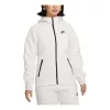 (WMNS) Nike Sportswear Tech Fleece Windrunner Full-Zip Hoodie Asia Sizing 'Light Grey Black' FB8339-013 sold by KicksCrew