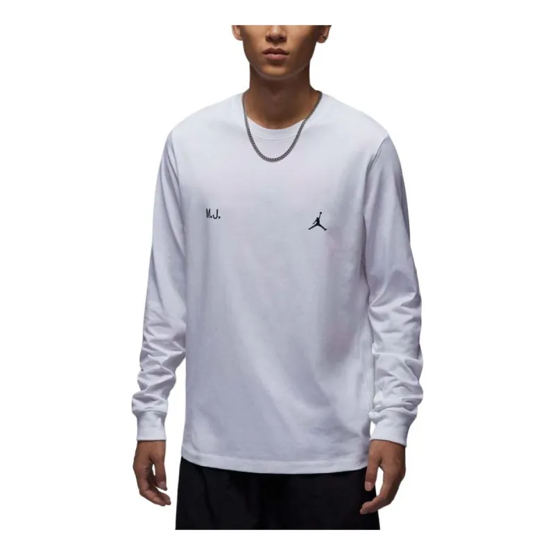 Air Jordan Flight Graphic Long Sleeve T-shirt Asia Sizing 'White' FZ1935-100 sold by KicksCrew