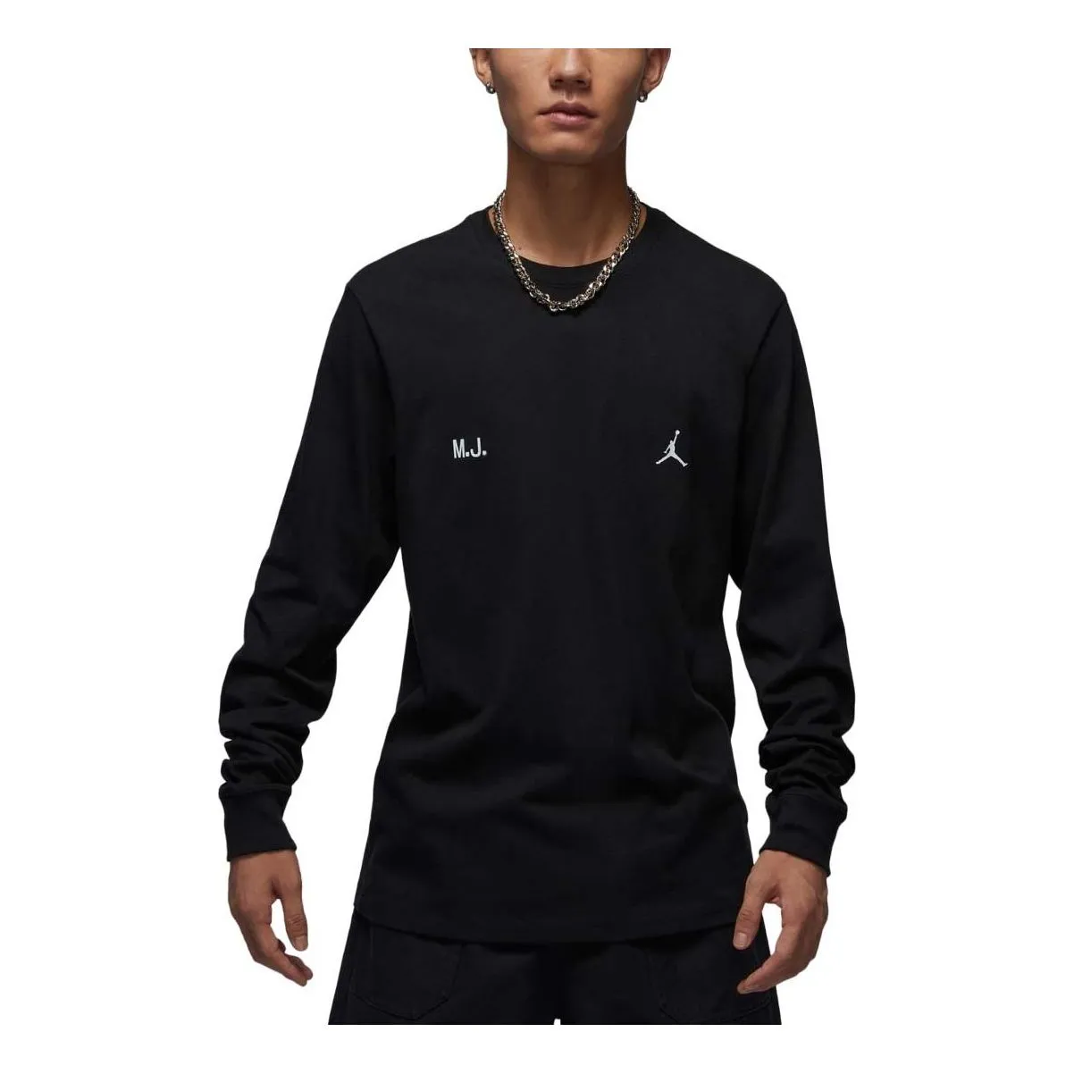 Air Jordan Flight Graphic Long Sleeve T-shirt Asia Sizing 'Black' FZ1935-010 sold by KicksCrew