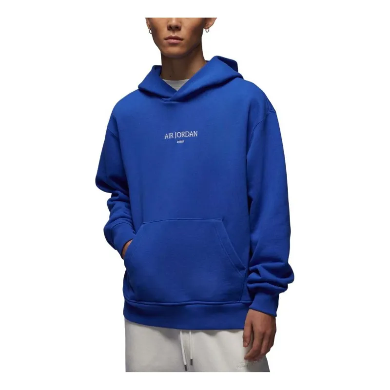 Air Jordan Wordmark Fleece Hoodie Asia Sizing 'Game Royal' FZ0582-480 sold by KicksCrew