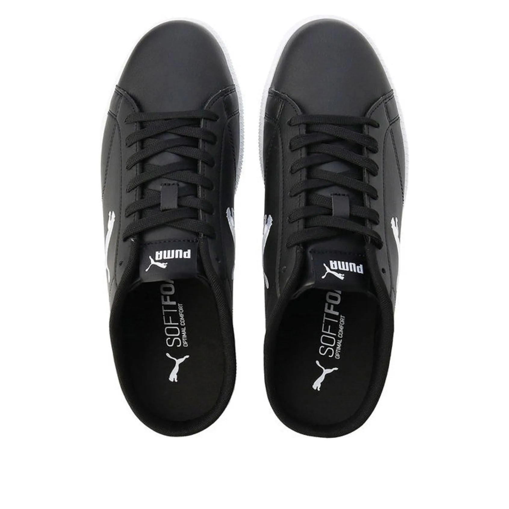 PUMA Smash Cat SL Mule 'Black White' 394188-02 sold by KicksCrew product image thumbnail 4