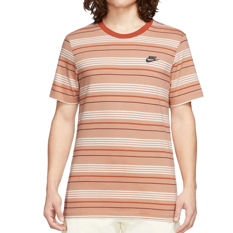 Nike Sportswear Club T-Shirt 'Orange White' FD1359-225 sold by KicksCrew