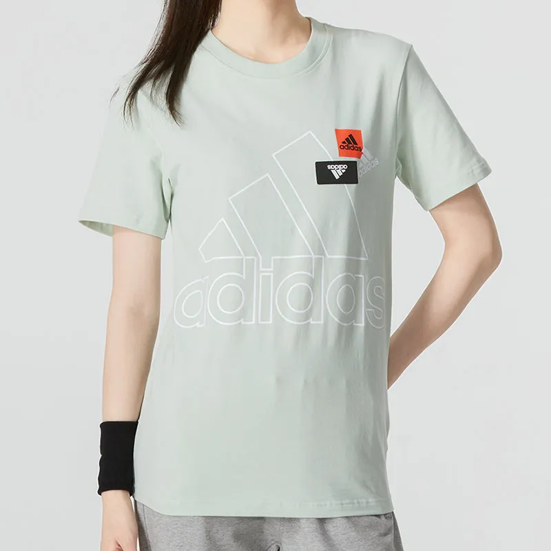 (WMNS) adidas Brd T-Shirt 'White Black' HM5288 sold by KicksCrew product image thumbnail 3