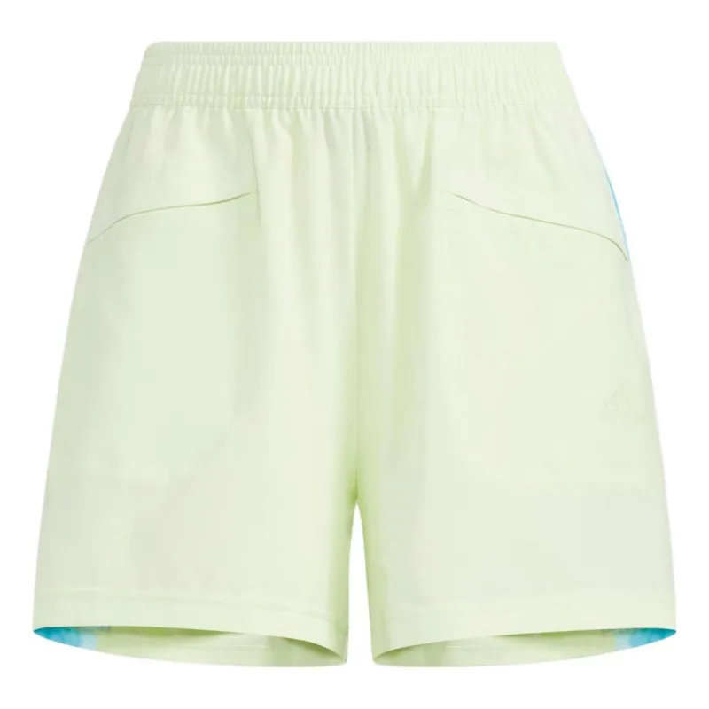 (WMNS) adidas Met AOP Shorts Green' HI6829 sold by KicksCrew