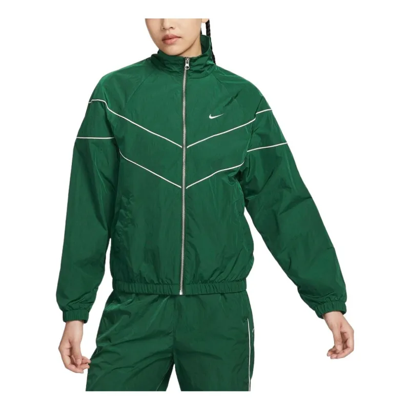 (WMNS) Nike Windrunner Woven Full Zip Jacket Asia Sizing 'Green' FV6305-300 sold by KicksCrew