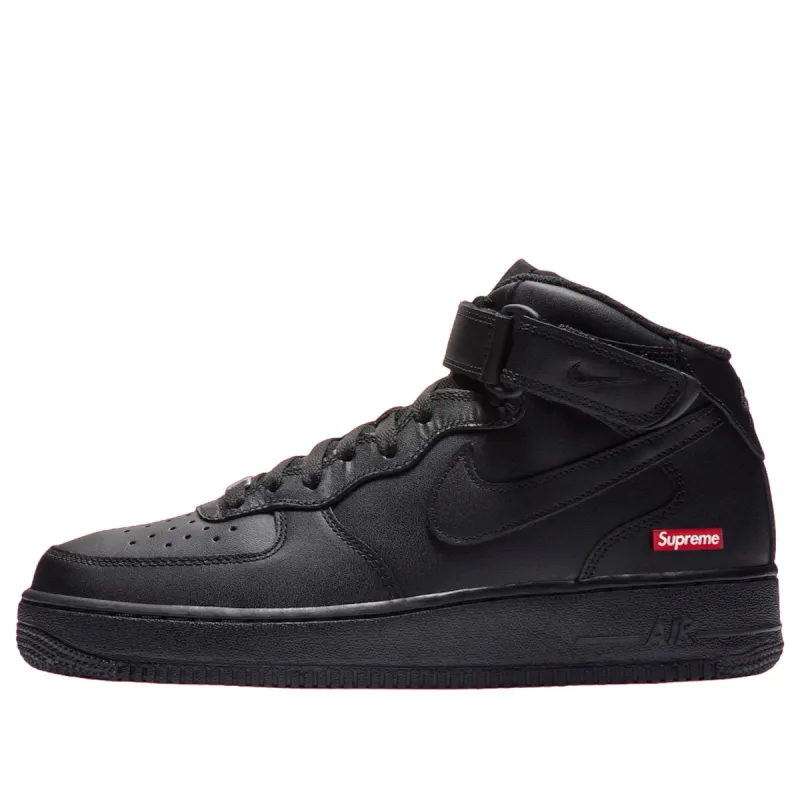 Nike x Supreme Air Force 1 Mid 'Black' FZ8784-001 sold by KicksCrew