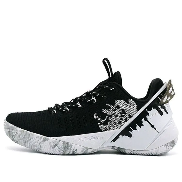 ANTA Basketball Shoes 'Black Grey White' 11931608S-2 sold by KicksCrew