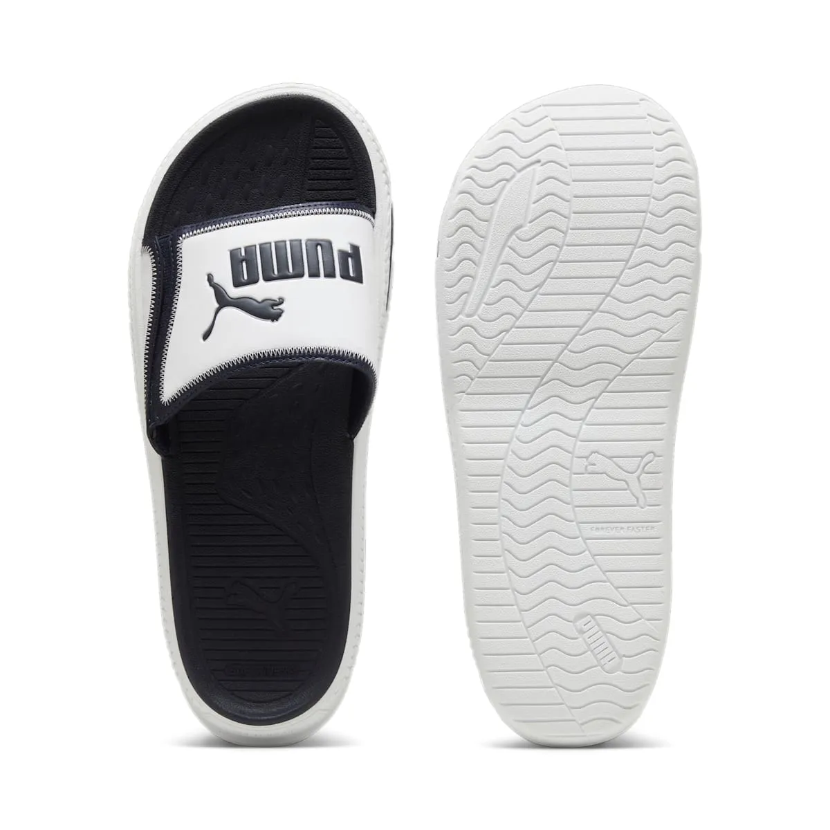 PUMA Softride Pro 24 V Slides 'White New Navy' 395432-03 sold by KicksCrew product image thumbnail 4