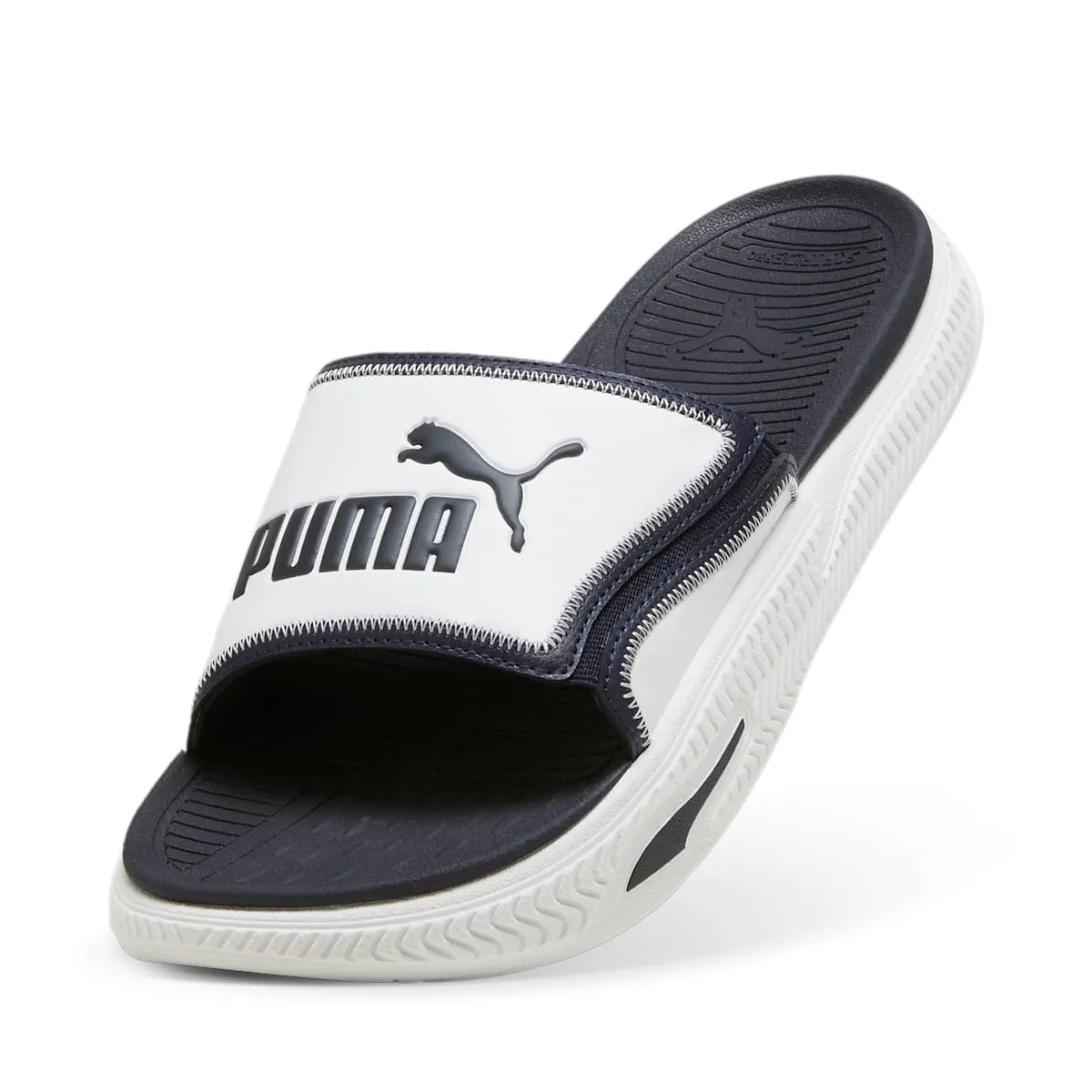 PUMA Softride Pro 24 V Slides 'White New Navy' 395432-03 sold by KicksCrew product image thumbnail 5
