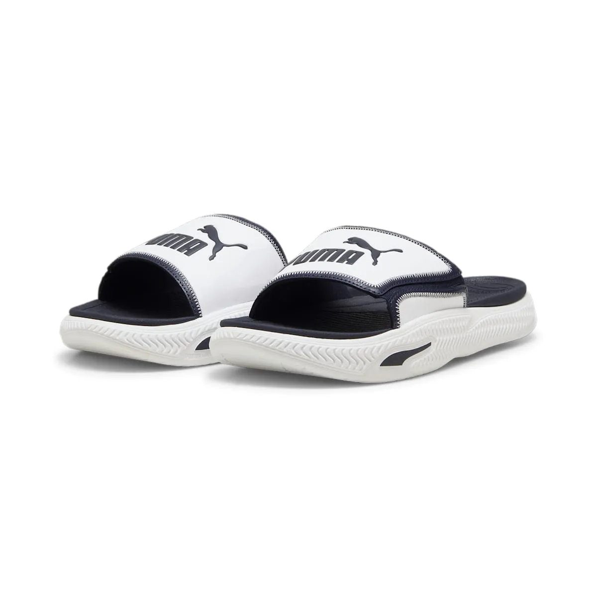 PUMA Softride Pro 24 V Slides 'White New Navy' 395432-03 sold by KicksCrew product image thumbnail 3