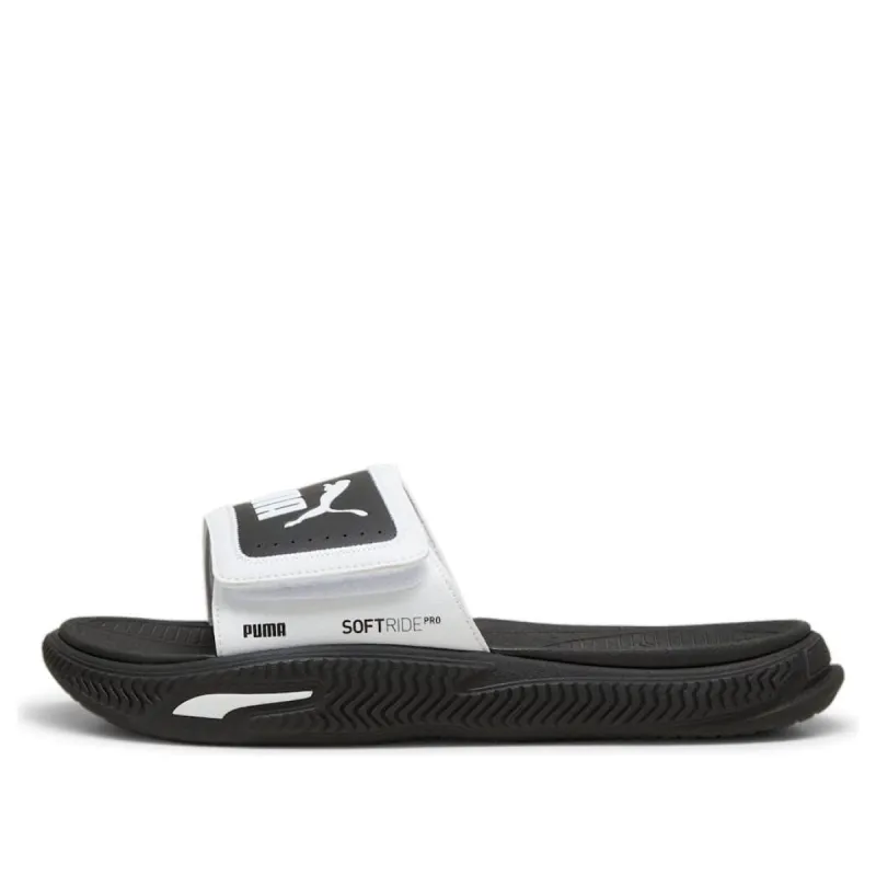 PUMA Softride Pro 24 V Slides 'White Black' 395431-02 sold by KicksCrew