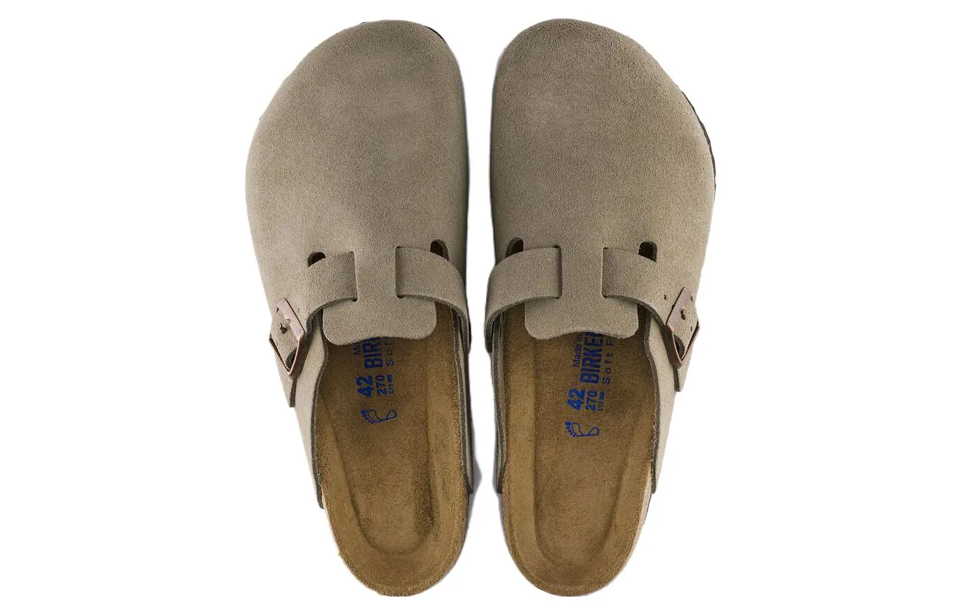 Birkenstock Boston Soft Footbed Mules 'Taupe ' 560771 sold by KicksCrew product image thumbnail 4