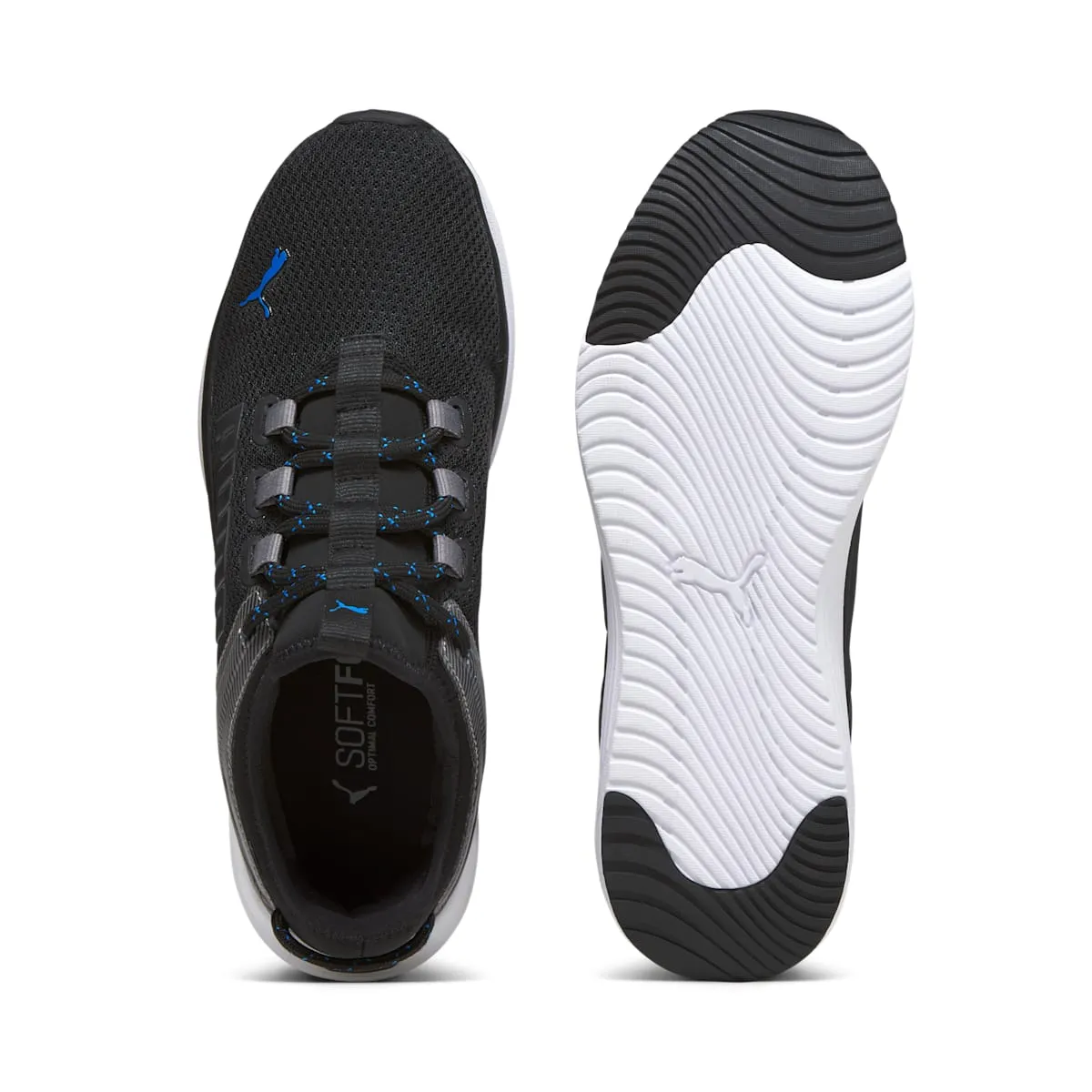 PUMA Softride Astro Hyperwave 'Black Grey Blue' 378800-01 sold by KicksCrew product image thumbnail 4