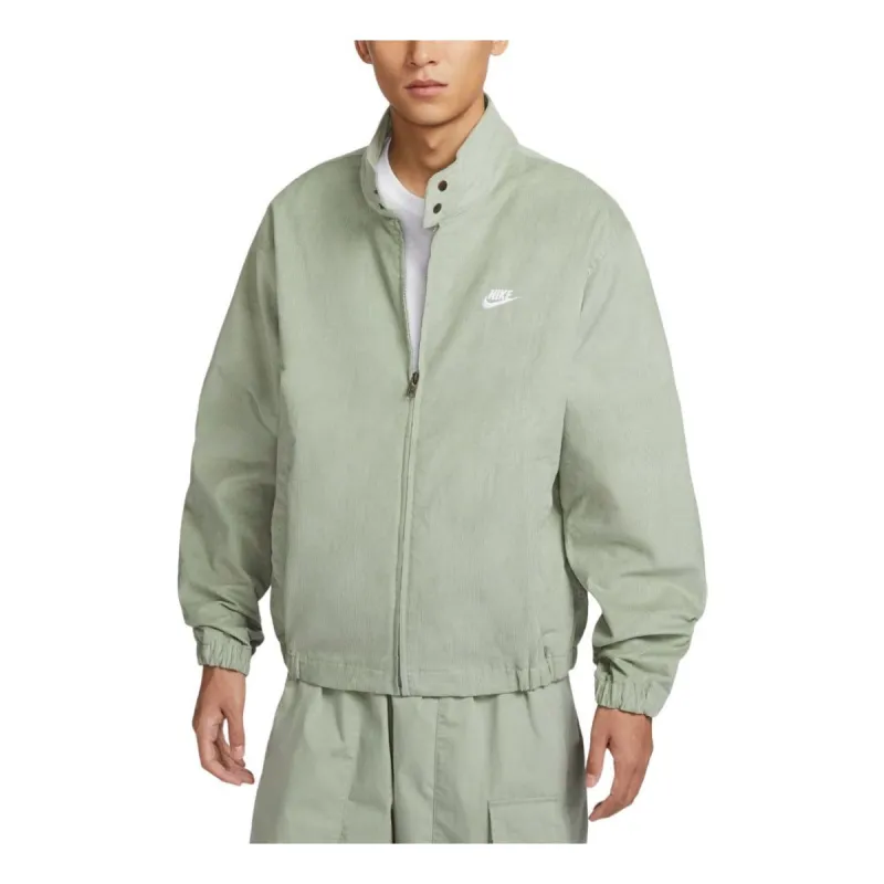 Nike Sportswear Club Corduroy Harrington Jacket Asia Sizing 'Jade Horizon' FZ0632-370 sold by KicksCrew
