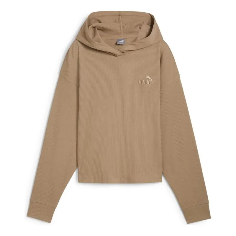 (WMNS) PUMA ESS Elevated Hoodie 'Oak Branch' 682503-67 sold by KicksCrew