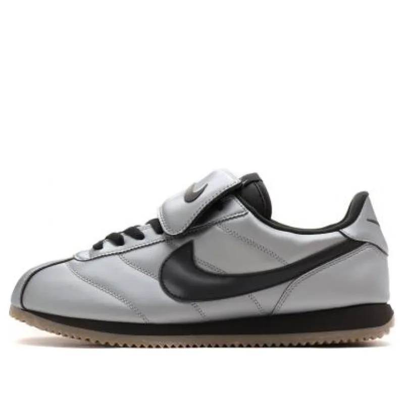 Nike Cortez Leather SE 'Metallic Cool Grey Black' HQ3490-099 sold by KicksCrew