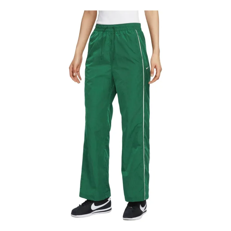 (WMNS) Nike Windrunner High-Waisted Woven Open-Hem Pants Asia Sizing 'Gorge Green' FV7656-300 sold by KicksCrew