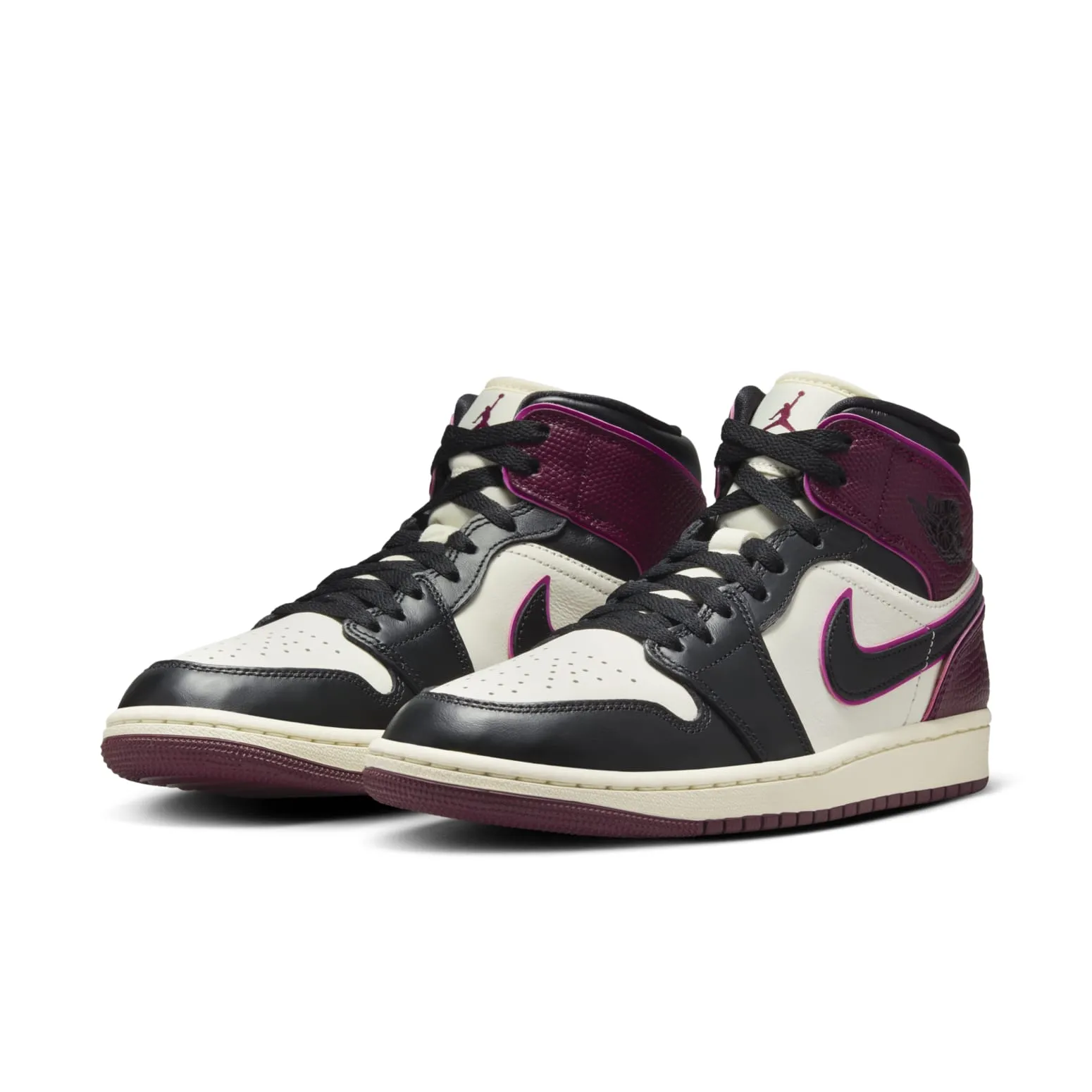 (WMNS) Air Jordan 1 Mid SE 'Bordeaux' FQ7818-101 sold by KicksCrew product image thumbnail 2