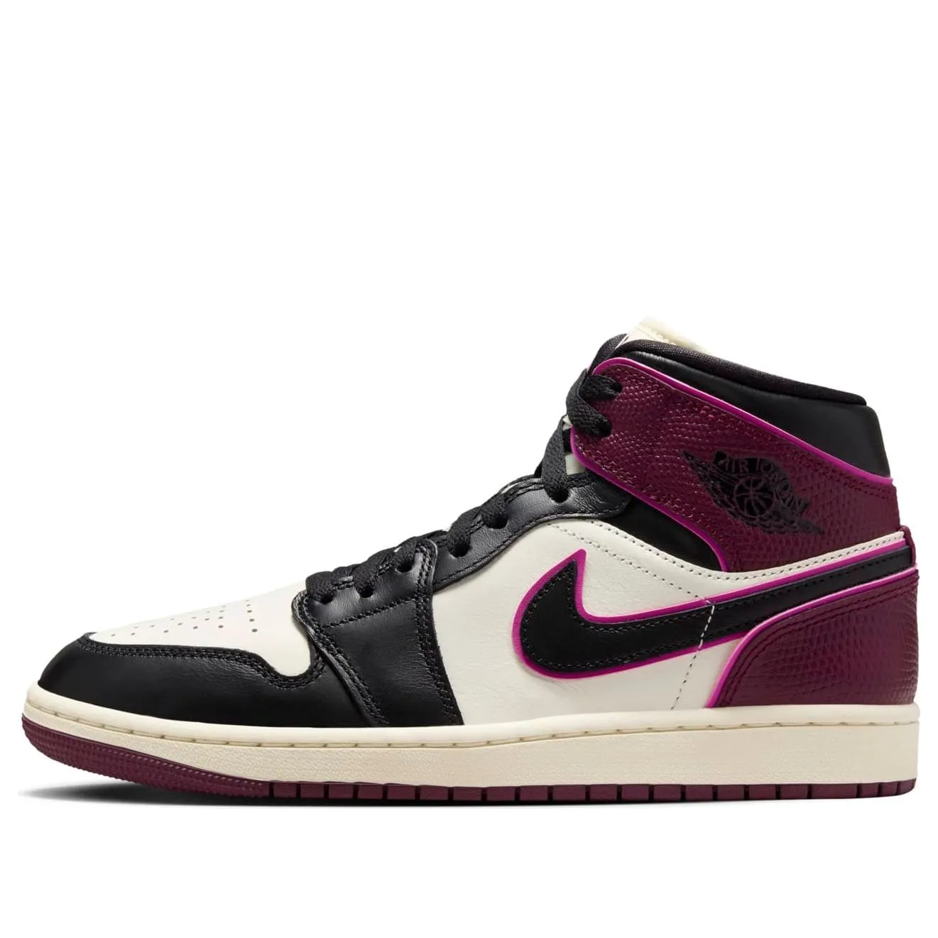 (WMNS) Air Jordan 1 Mid SE 'Bordeaux' FQ7818-101 sold by KicksCrew