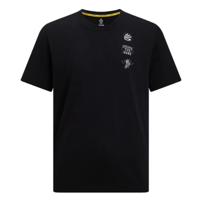 Under Armour Curry Tour Graphic T-shirt 'Black' 6001849-001 sold by KicksCrew