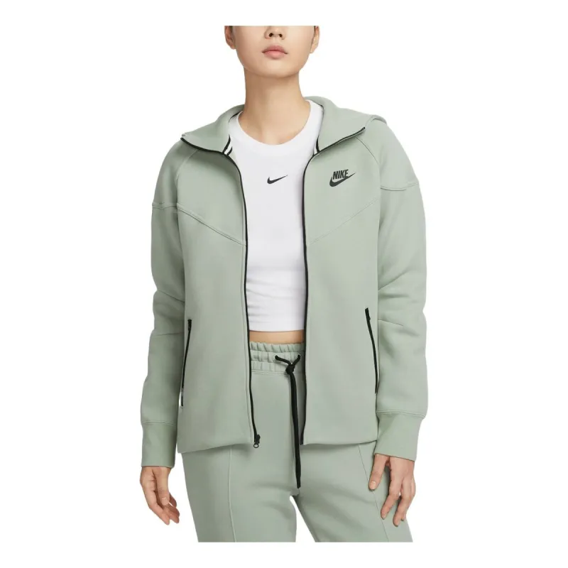 (WMNS) Nike Sportswear Tech Fleece Windrunner Full-Zip Hoodie Asia Sizing 'Jade Horizon' FB8339-370 sold by KicksCrew