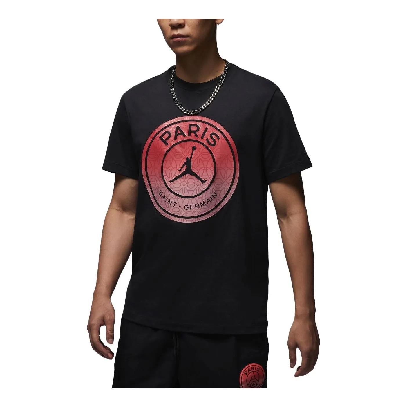 Air Jordan Paris Saint-Germain Graphic T-shirt Asia Sizing 'Off Noir' FV7729-045 sold by KicksCrew
