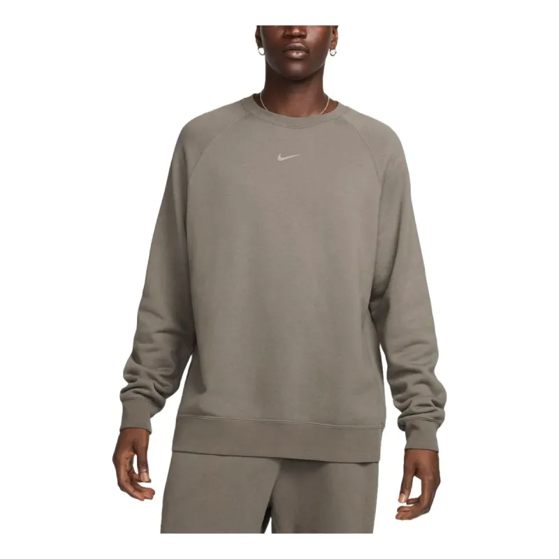 Nike x NOCTA Fleece CS Crewneck Sweatshirt 'Olive Grey' FN8160-040 sold by KicksCrew