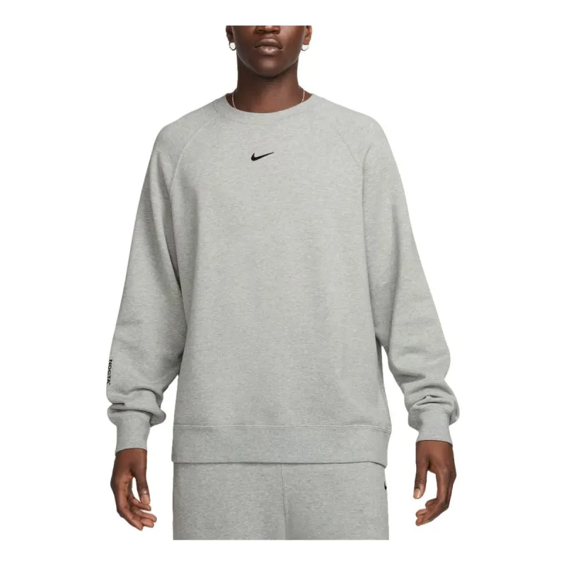 Nike x NOCTA Fleece CS Crewneck Sweatshirt 'Grey' FN8160-063 sold by KicksCrew