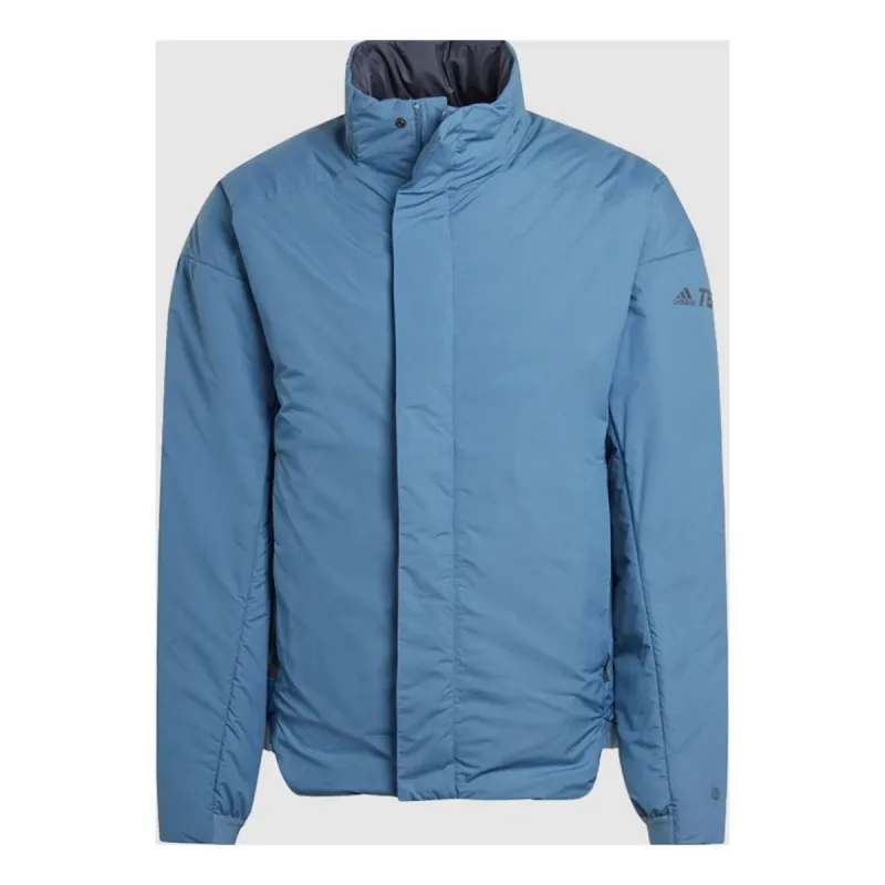 adidas Terrex Outdoor Cotton Jacket 'Teal' HG6034 sold by KicksCrew