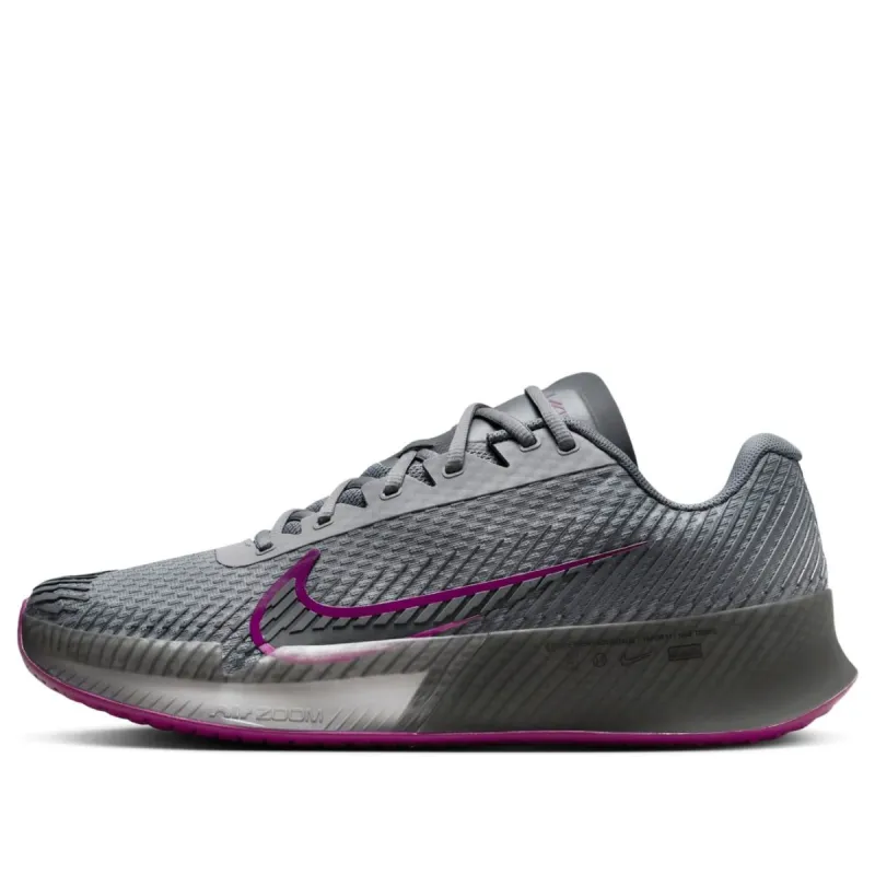NikeCourt Air Zoom Vapor 11 HC 'Smoke Grey Sangria' DR6966-005 sold by KicksCrew