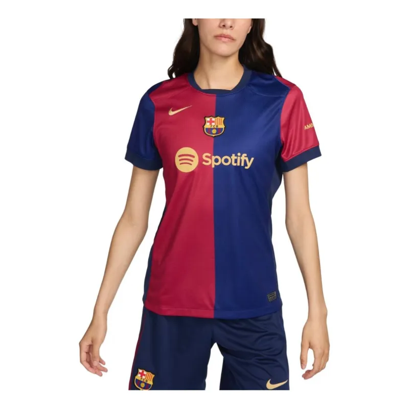 (WMNS) Nike FC Barcelona 24/25 Home Jersey 'Blue Red' FN8986-456 sold by KicksCrew