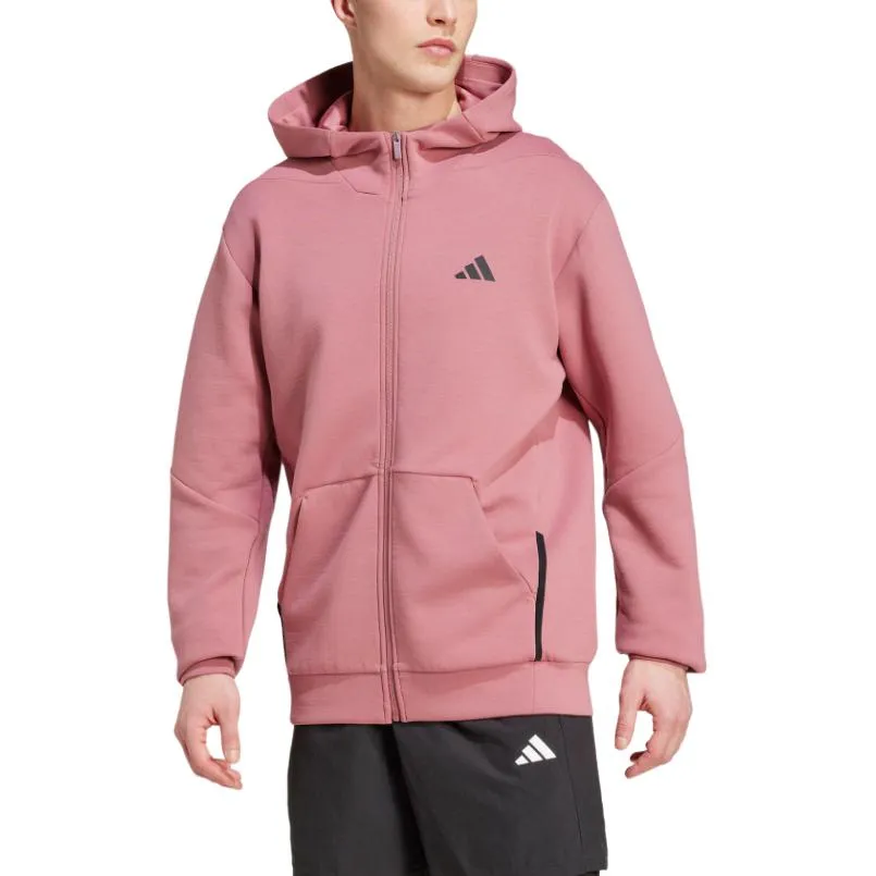 adidas Designed for Training Full-Zip Track Jacket 'Preloved Crimson' IY1132 sold by KicksCrew product image thumbnail 2