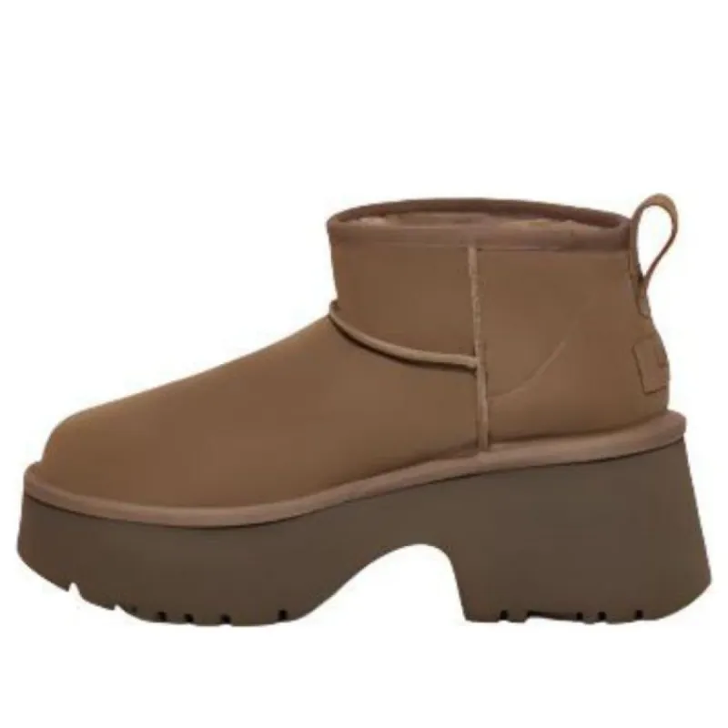 (WMNS) UGG Classic Ultra Mini New Heights 'Hickory' 1158311-HCK sold by KicksCrew