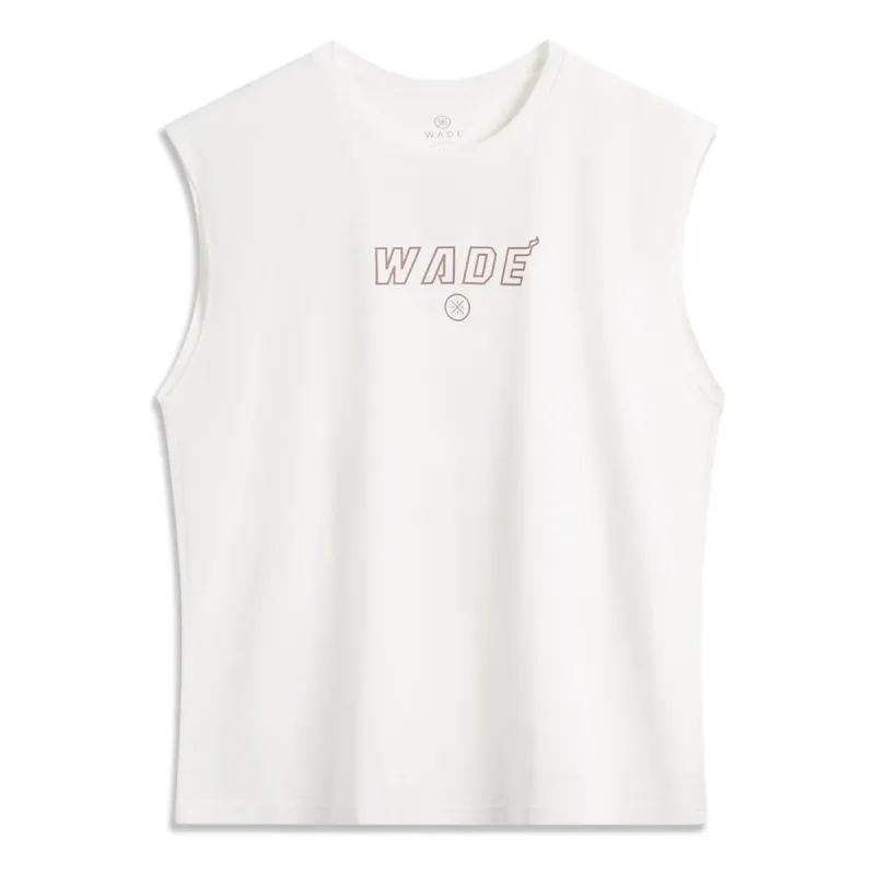 Li-Ning x ADAM Way Of Wade Graphic Oversized Tank 'Cream White' AVSU731-2 sold by KicksCrew