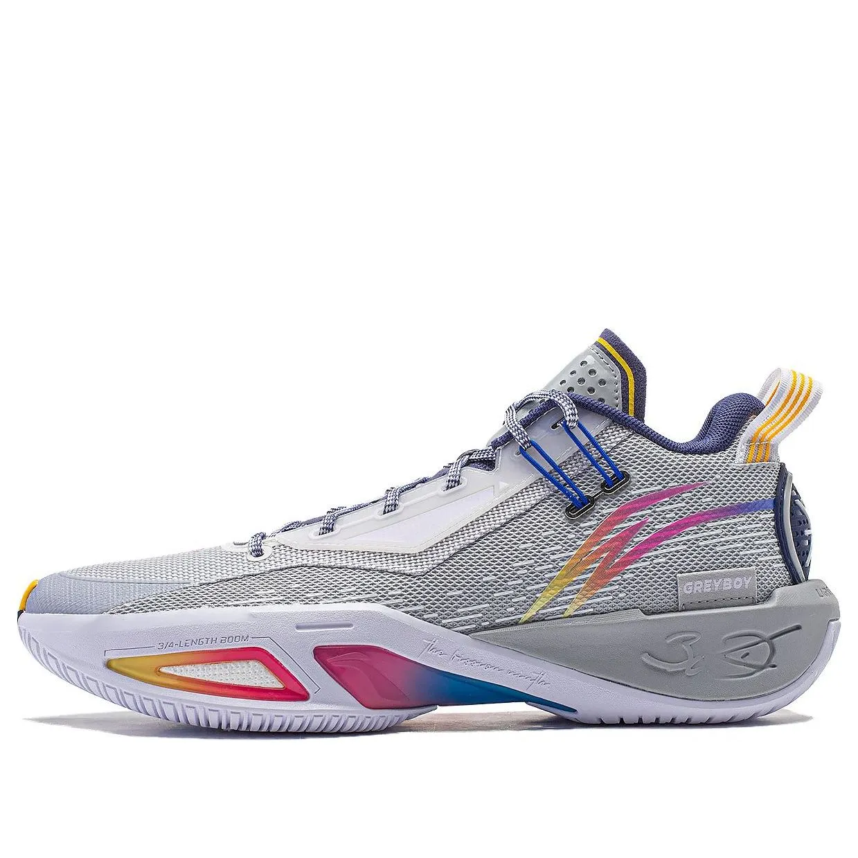 Li-Ning Wade Fission 9 'Grey Multi-Color' ABPU003-7 sold by KicksCrew
