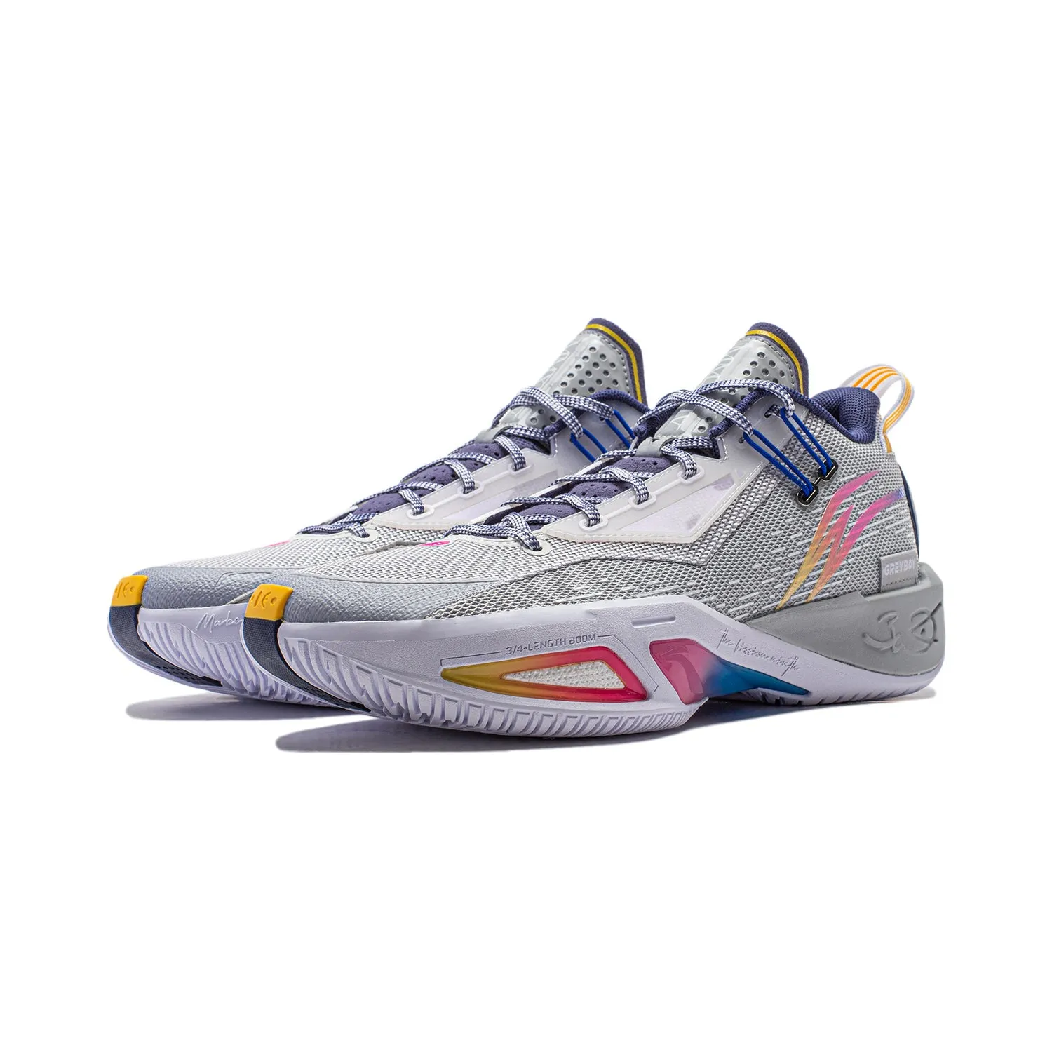 Li-Ning Wade Fission 9 'Grey Multi-Color' ABPU003-7 sold by KicksCrew product image thumbnail 3