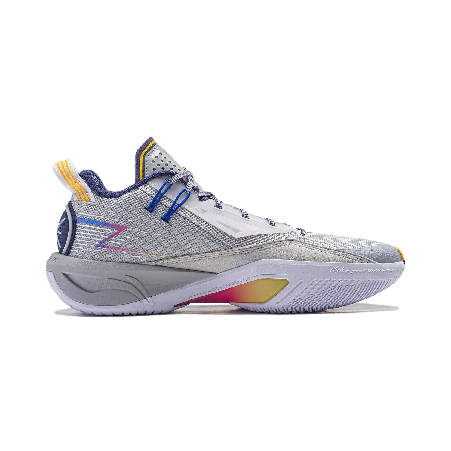 Li-Ning Wade Fission 9 'Grey Multi-Color' ABPU003-7 sold by KicksCrew product image thumbnail 2