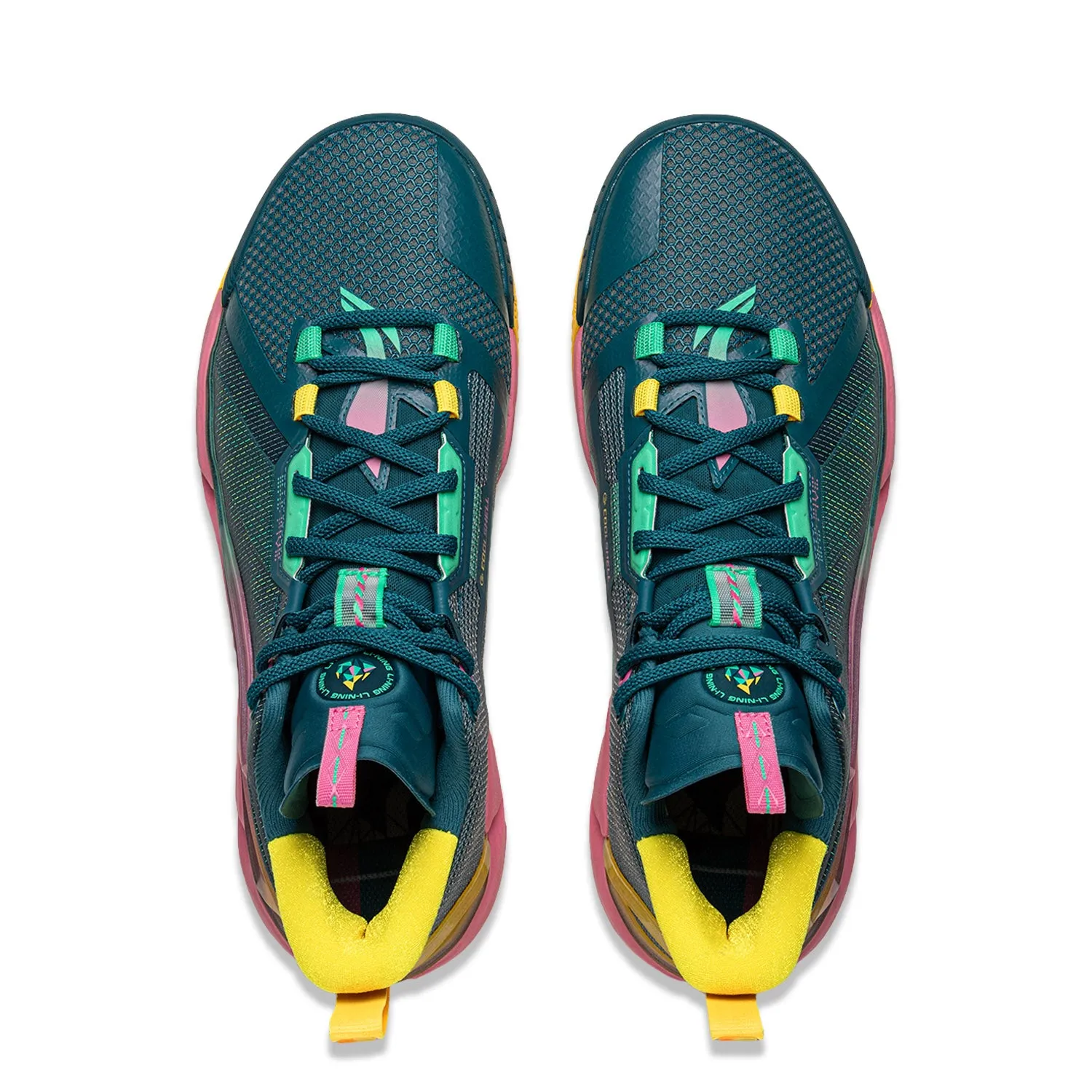 Li-Ning BadFive 4 'Green Pink Yellow' ABFU015-10 sold by KicksCrew product image thumbnail 4